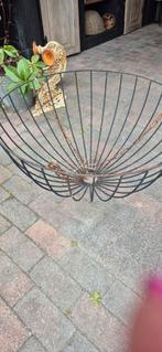 Ijzeren hanging basket, Tuin en Terras, Tuinwanddecoratie, Ophalen, Zo goed als nieuw