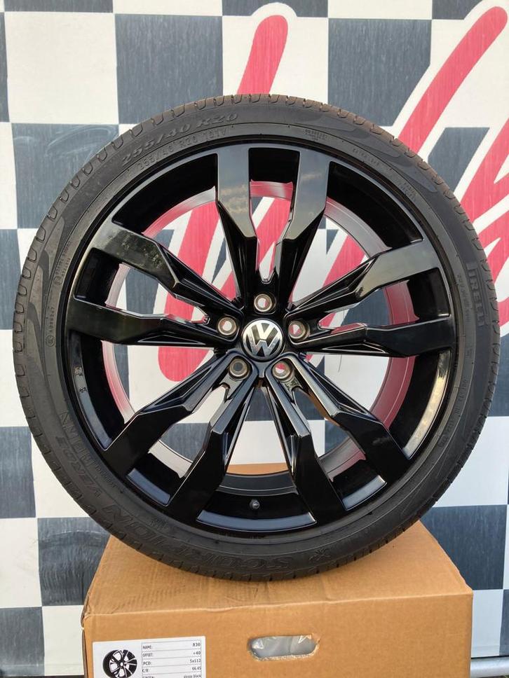 19 Inch Volkswagen VW Suzuka Tiguan 5x112 + Band, Auto-onderdelen, Banden en Velgen, Banden en Velgen, Zomerbanden, 19 inch, 255 mm