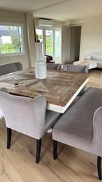 Riviera maison tafel driftwood te koop, Huis en Inrichting, Tafels | Eettafels, 200 cm of meer, Vijf personen of meer, Rechthoekig