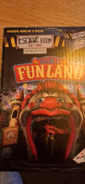 Escape Room the Game uitbreidingset Welcome to Funland beschikbaar voor biedingen