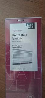 Nieuwe jaloezie 60x 130 mat zilver, Huis en Inrichting, Stoffering | Gordijnen en Lamellen, Overige kleuren, 100 tot 150 cm, Nieuw