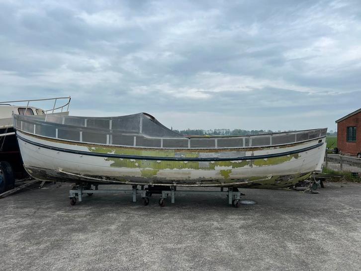 Verhoef aluminium sloep / kajuitboot i.z.g.st, Watersport en Boten, Vis- en Consoleboten, Zo goed als nieuw, Tot 10 pk, 6 meter of meer