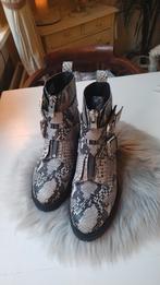 Stoere leren enkellaarsjes mt 39 Sacha, Ophalen of Verzenden, Nieuw, Zwart