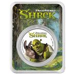 SHREK 2 Dollar Zilveren munt 1 OZ oplage 2.000 stuks  2021, Ophalen of Verzenden, Zilver
