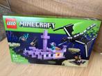 LEGO Minecraft The End Dragon en End Ship - Complete Set, Ophalen of Verzenden, Zo goed als nieuw, Complete set, Lego