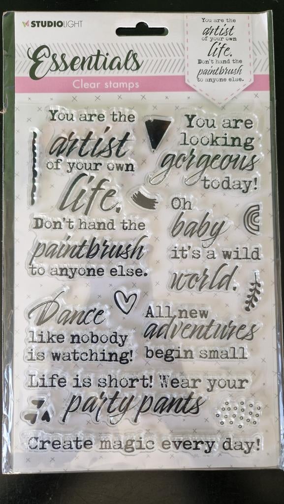 Studio Light Essentials Clear Stamps - Nieuw!, Ophalen of Verzenden, Nieuw, Clearstamp