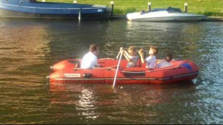 Rubberboot 3,5 meter, Watersport en Boten, Bootonderdelen, Gebruikt, Overige typen, Motorboot, Ophalen
