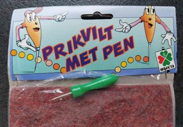Prikvilt met prikpen ( nieuw in de verpakking) beschikbaar voor biedingen