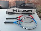 Tennisrackets met tas Head, Babolat en Professional, Sport en Fitness, Tennis, Ophalen, Gebruikt, Tas, Head