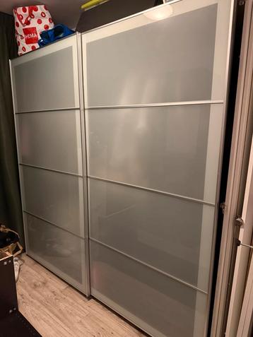 2 schuifdeuren voor Ikea Pax kast