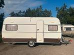 Oldtimer Hobby 460 geheel origineel met voortent en kenteken, Caravans en Kamperen, Caravans, Hobby, Koelkast, Bedrijf, Treinzit