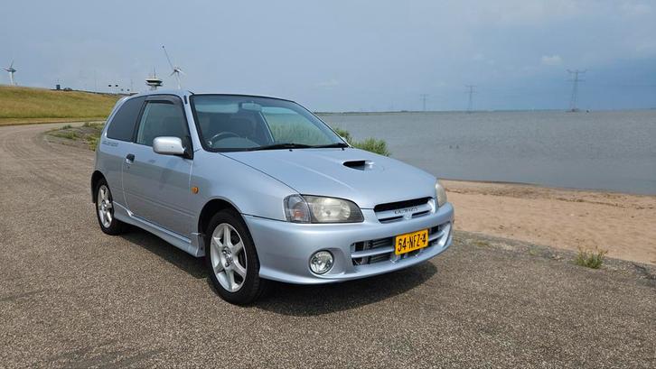 Toyota starlet glanza v, Auto's, Toyota, Particulier, Starlet, Benzine, Hatchback, Geïmporteerd, Zilver of Grijs, Ophalen