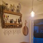 Houten Drankrek - Gezellig en Praktisch, Ophalen, Gebruikt, 5 tot 15 flessen, Minder dan 50 cm