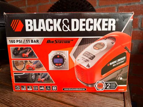 Black en Decker digitale-compressor type AS1300QS, Doe-het-zelf en Verbouw, Compressors, Zo goed als nieuw, 10 bar of meer, Minder dan 25 liter