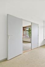 Klapdeuren met slot - Deurset, Doe-het-zelf en Verbouw, Deuren en Horren, Ophalen, Gebruikt, 80 tot 100 cm, Binnendeur