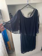 Gala- cocktail jurk donkerblauw., Blauw, Maat 46/48 (XL) of groter, Cocktailjurk, Ophalen of Verzenden