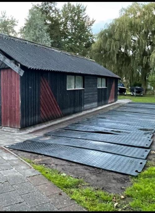 Rijplaten te huur 15 stuks, Doe-het-zelf en Verbouw, Platen en Panelen, Gebruikt, Overige materialen, Minder dan 20 mm, Ophalen