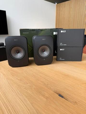 KEF LSX 1 Zwart beschikbaar voor biedingen