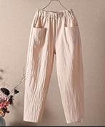 Nieuwe Dames Broek Maat M, Kleding | Dames, Broeken en Pantalons, Geen merk, Ophalen of Verzenden, Nieuw, Beige