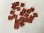 Lego plaat 2x2 donker oranje, Ophalen of Verzenden, Gebruikt, Losse stenen, Lego