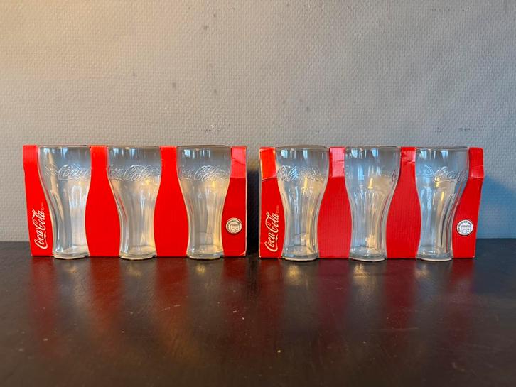 Coca-Cola glazen – set van 6 (23) – nieuw in verpakking, Verzamelen, Glas en Borrelglaasjes, Nieuw, Frisdrankglas, Ophalen