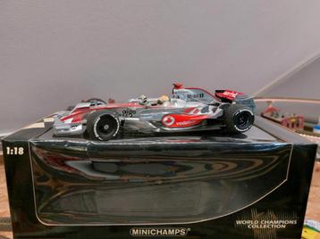 2008 McLaren Mercedes Mp4-23 #22 Hamilton WC MiniChamps 1:18 beschikbaar voor biedingen