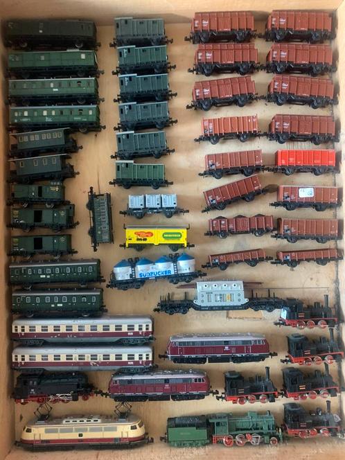 Fleischman, Lima, Roco Spoor N (40 onderdelen), Hobby en Vrije tijd, Modeltreinen | N-Spoor, Gebruikt, Treinset, Gelijkstroom of Wisselstroom