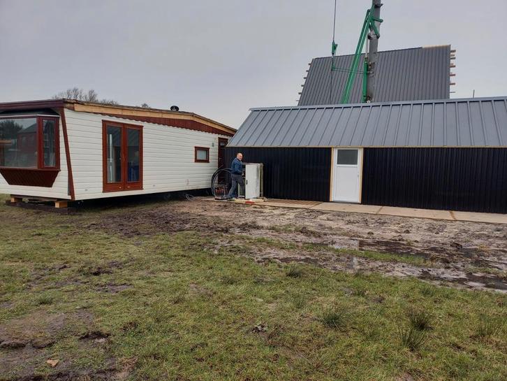 Stacaravan  chalet  woonunit, Caravans en Kamperen, Stacaravans, Ophalen