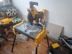 DeWalt DW743 flip-over afkortzaag en tafelzaag, Doe-het-zelf en Verbouw, Ophalen, Gebruikt, DeWalt, 70 mm of meer