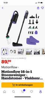 Stoomreiniger Motionflow, Witgoed en Apparatuur, Stoomapparaten, Ophalen of Verzenden, Zo goed als nieuw, Stoomreiniger