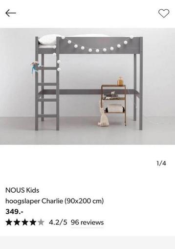 NOUS kids hoogslaper Charlie 90x200 beschikbaar voor biedingen