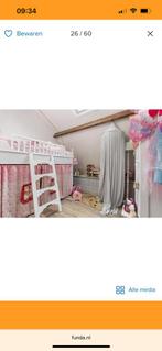 Te koop hoogslaper met tent, Kinderen en Baby's, Kinderkamer | Stapelbedden en Hoogslapers, Ophalen of Verzenden, Zo goed als nieuw