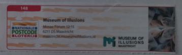 Postcodeloterij bon 148 Museum of illusions beschikbaar voor biedingen