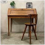 Antiek Frans bureau Secretaire Schrijftafel Werkplek Eiken