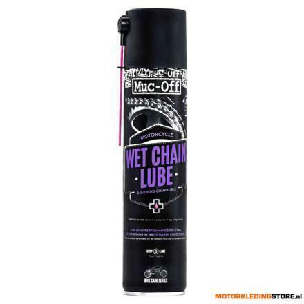 Muc-Off Kettingspray, Wet Chain Lube 400 ml, N.v.t., Motoren, Kleding | Motorkleding, Nieuw met kaartje, Ophalen of Verzenden