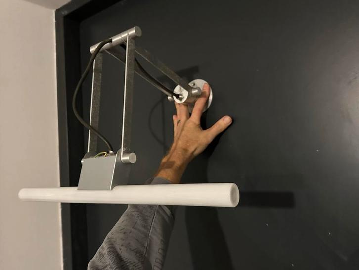 Modular Nomad Linestra Wandlamp - Aluminium, Huis en Inrichting, Lampen | Wandlampen, Gebruikt, Metaal, Ophalen of Verzenden
