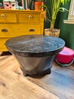 Gratis salontafel zwart rond, Huis en Inrichting, Ophalen, Gebruikt, 100 tot 150 cm, 50 tot 100 cm