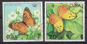 Cuba 1982 Vlinder insect CTO beschikbaar voor biedingen