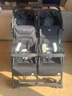 Chicco Ohlalà Twin Buggy - Black Night, Kinderen en Baby's, Kinderwagens en Combinaties, Gebruikt, Duowagen, Ophalen, Kinderwagen