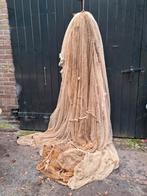 Oud vintage visnet fuik creme, Gebruikt, Ophalen of Verzenden, N, Beton