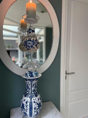 Vintage Upcycle Kandelaar  75cm beschikbaar voor biedingen