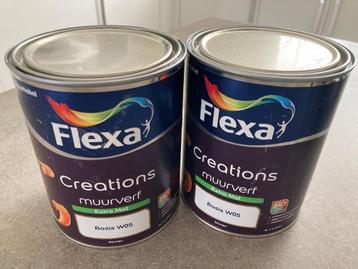 NIEUW Flexa Creations wit extra mat Basis W05 beschikbaar voor biedingen