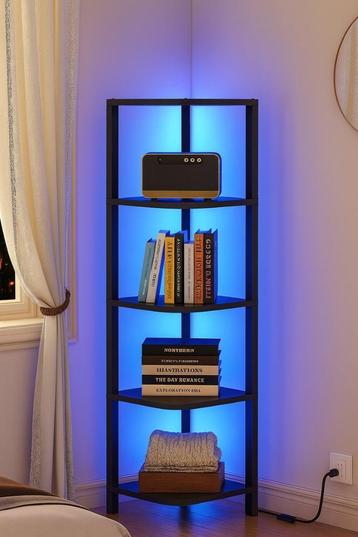 Boekenkast-Boekenrek met Led-25x25x120cm beschikbaar voor biedingen