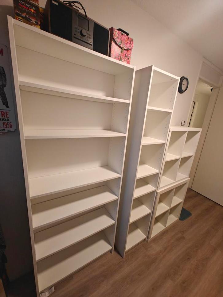 Ikea Boekenkast kasten - Wit (Billy, kalax/kallax), Huis en Inrichting, Kasten | Stellingkasten, Gebruikt, Ophalen of Verzenden