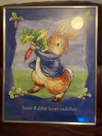 Schattige ingelijste poster van peter rabbit, Ophalen, Zo goed als nieuw, A1 t/m A3