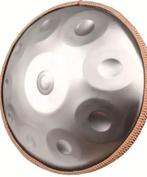 Nieuwe zilveren handpan. 10 noten. 440hz. Incl. accessoires!, Ophalen of Verzenden, Nieuw, Melodische percussie