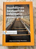 Eddy Vaassen - Hoofdlijnen bestuurlijke informatieverzorging, Nieuw, Eddy Vaassen; Roger Meuwissen, Ophalen of Verzenden