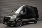 Mercedes-Benz Sprinter 319CDI L2H2 RWD 190PK FULL BLACK JB-, Automaat, Zwart, Bedrijf, Diesel