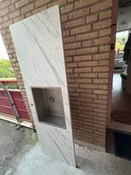 Volledig NIEUW keukenblad MARMER incl. gootsteen, Huis en Inrichting, Keuken | Keukenelementen, Ophalen, Nieuw, Grijs, Minder dan 100 cm