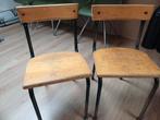 Twee schoolstoeltjes, Huis en Inrichting, Stoelen, Ophalen of Verzenden, Zo goed als nieuw, Twee